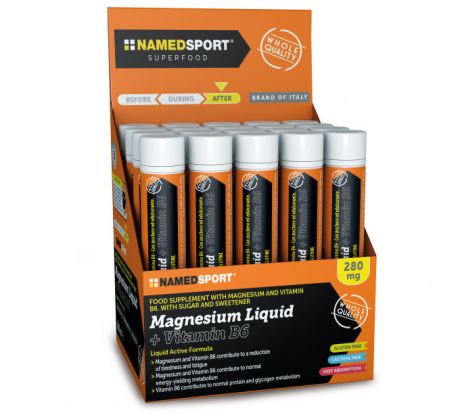 NamedSport Magnesium Liquid + Vitamin B6 25ml