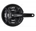 Shimano Altus FC-MT101 hajtómű négyszögtengelyes láncvédővel (44/32/22 - 175mm) 9s.