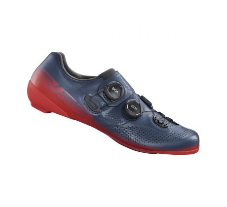 Shimano 2022 SH-RC702 SPD-SL országúti cipő sötétkék/piros