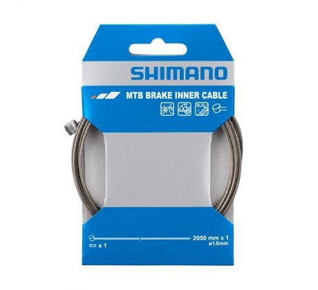 Shimano MTB rozsdamentes fékbowden Ø1.6mm x 2050mm