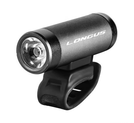 Longus Roll 500 első lámpa LED 5 funkciós, USB fekete