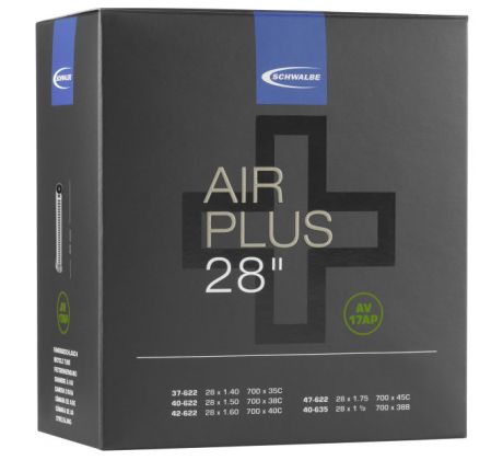 Schwalbe Air Plus belső gumi AV17AP (37/47-622/635) 40MM