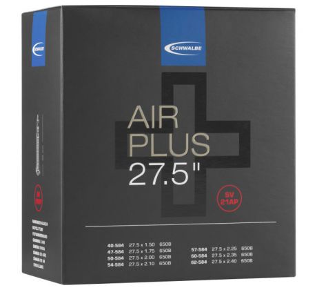 Schwalbe Air Plus belső gumi SV12AP 27.5X1.50/2.40 (40/62-584) 40MM