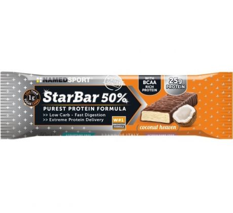 NamedSport StarBar 50% proteinszelet kókusz 50g