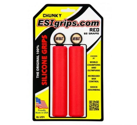 ESI grips Chunky CLASSIC markolat 60g piros