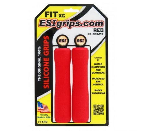 ESI grips Fit XC ergonomikus markolat 65g piros