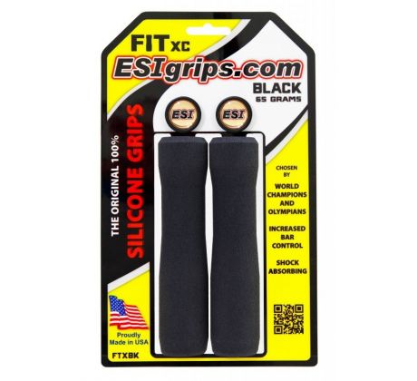 ESI grips Fit XC ergonomikus markolat 65g fekete