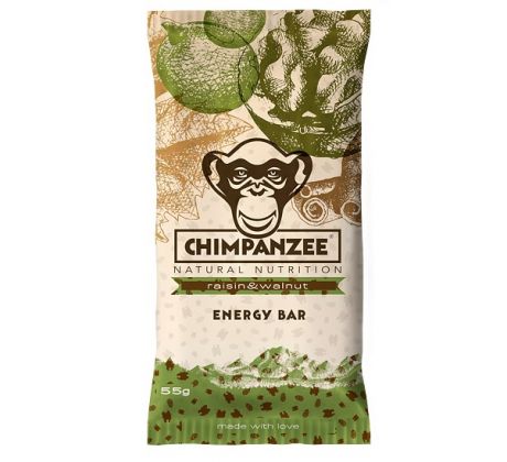 Chimpanzee energiaszelet mazsola és dió 55g