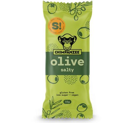 Chimpanzee SALTY BAR OLIVE sós energiaszelet 50g