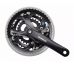 Shimano Acera FC-M361 hajtómű négyszögtengelyes láncvédővel (48/38/28 - 175mm) 7/8s.