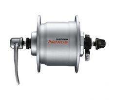 Shimano Nexus DH-C3000 6V/3W dinamós első kerékagy 32L. ezüst